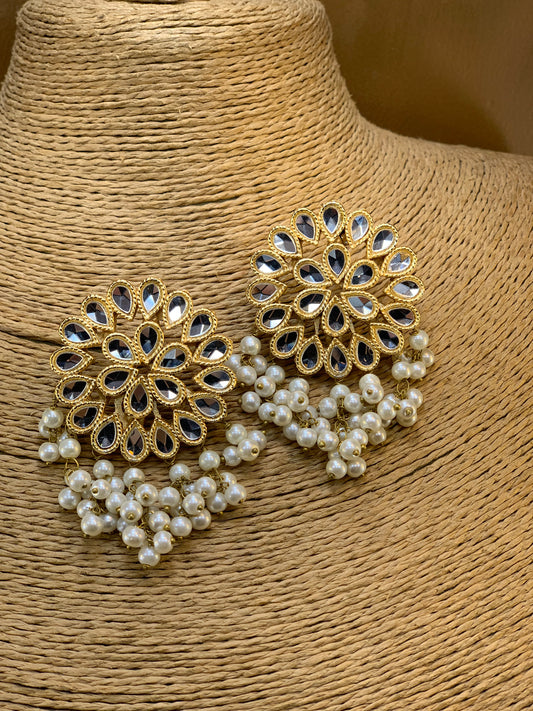 kundun Pearl Royal Statement Jewellery