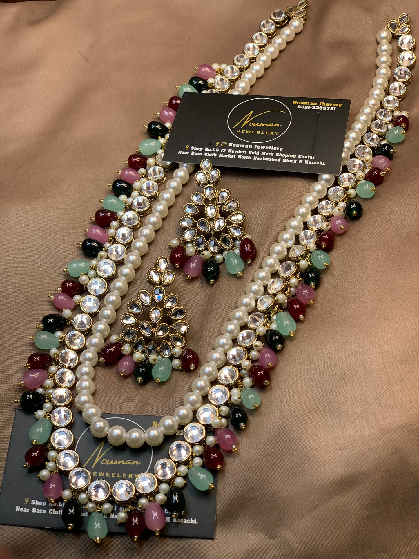 Kundan Multi-Beads Long Mala Set