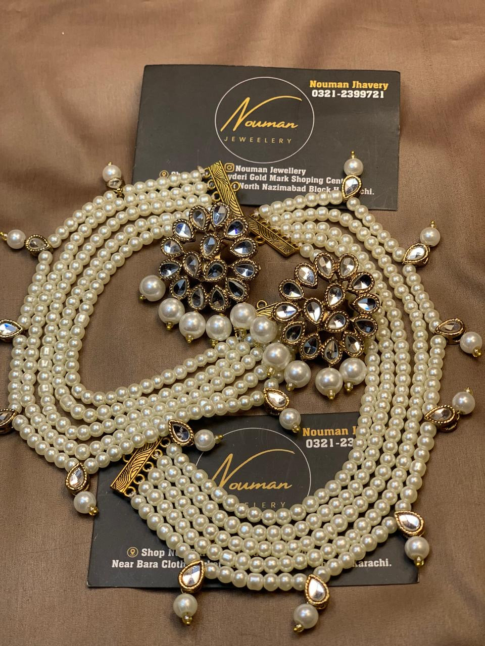Kundan Pearl Sahara Earrings