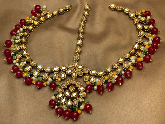 ✨ Kundan Multicolor Bridal Matha Patti ✨
