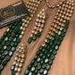 Exquisite Emerald Kundun Royal Mala Set