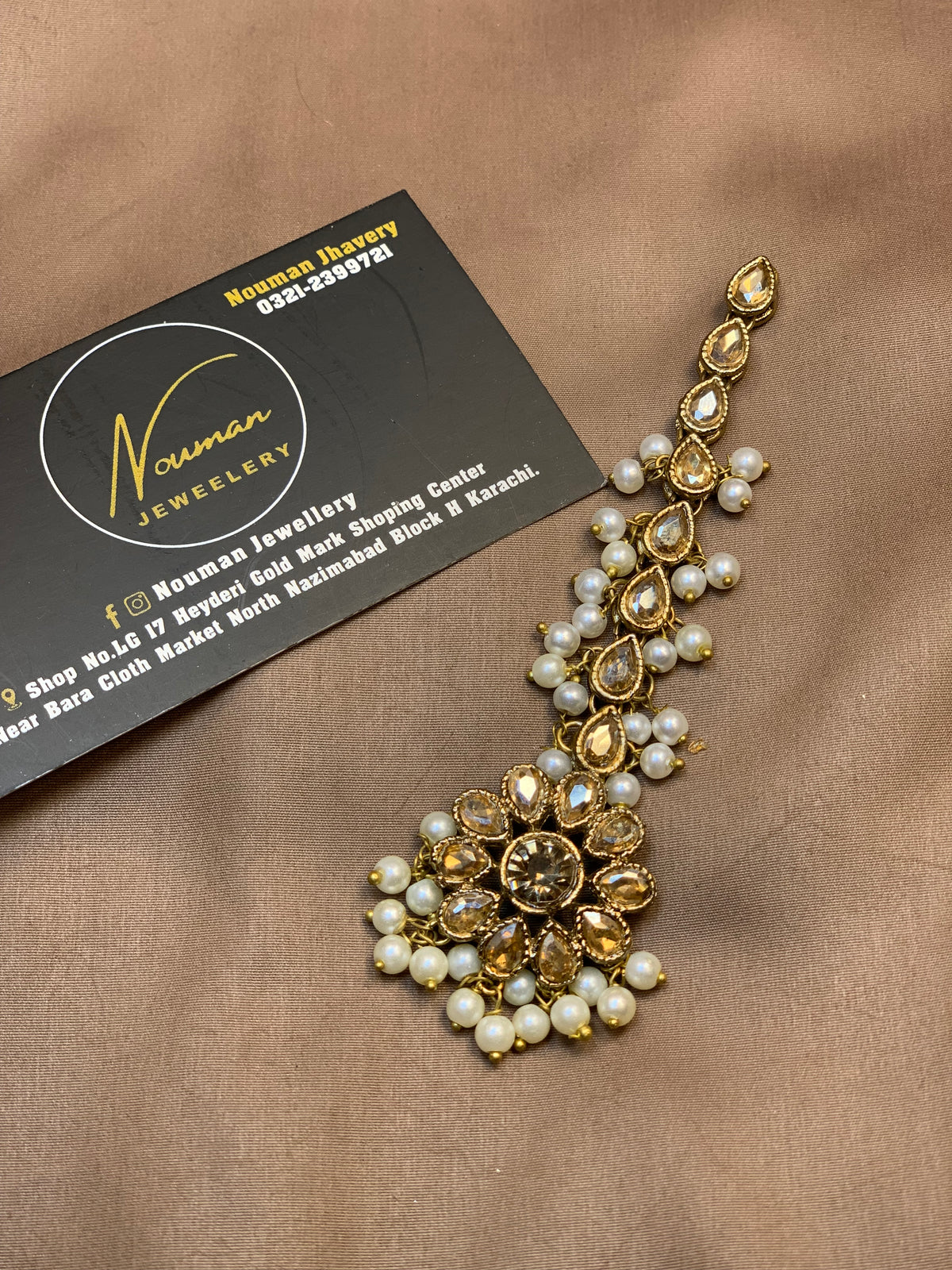 Champagne Pearls Kundun Tikka Collection,with small, medium, heavy, and large tikka designs.