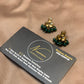 Kids Emerald Earrings Studs.