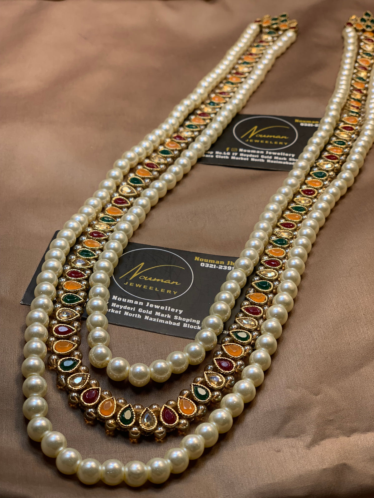Multi kundun Pearl long Mala
