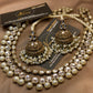 Kundan Pearl Jhumka Set