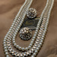 Kundan Silver Long Maala Set