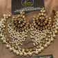 Antique Gold Kundan Pearl Statement Jewellery Set