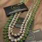 Kundun Mint Green Long Mala 2 Layers Kundun