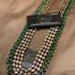 Royal Emerald Green Kundan Long Mala