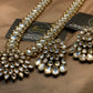 Exquisite Kundun Long Mala Pandant With Gorgeous Look Earring Set.