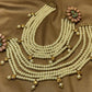 Mint & Pink Kundan Pearl Sahara Earrings