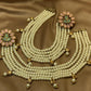 Mint & Pink Kundan Pearl Sahara Earrings