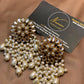 Handcrafted Kundan Pearl Tassel Earrings