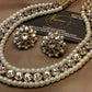 Pearl Kundan Necklace Set
