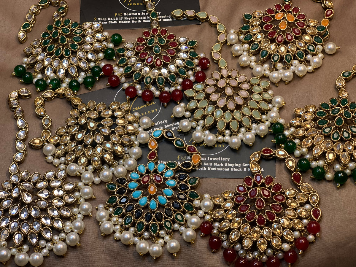 Premium Kundan Tikka Collection |