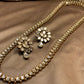 Elegant Kundan Long Mala Necklace Set
