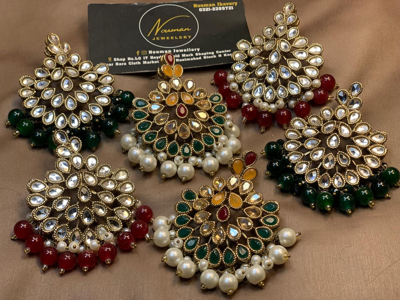 Elegant Kundan Statement Earrings