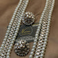 Kundan Silver Long Maala Set