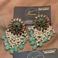 Handcrafted Kundan Pearl Tassel Earrings