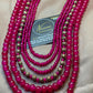 Exquisite 6 Layers Shoking Mala With Antique beats