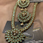 Mint Green Long Mala with Pendant Set