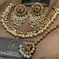 Antique Gold Kundan Pearl Statement Jewellery Set