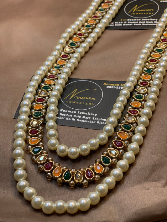 Multi kundun Pearl long Mala