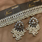 💫Kundan Silver Pearl Statement Choker Set💫