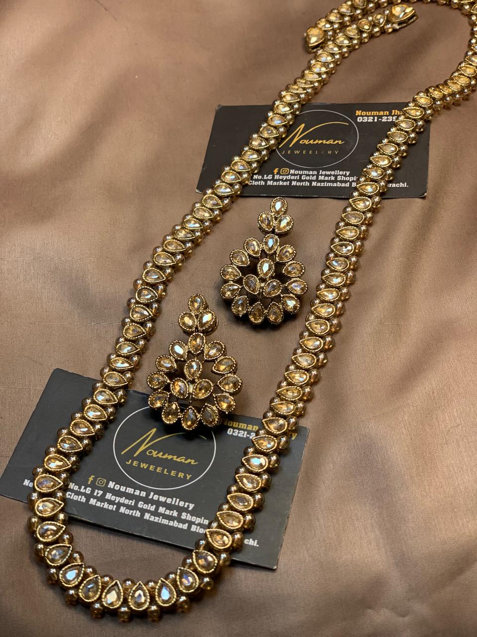 Kundan Gold Long Mala Set