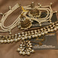 Exquisite Kundun Choker Set with Sahara With Pearl