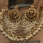 Antique Gold Kundan Pearl Statement Jewellery Set