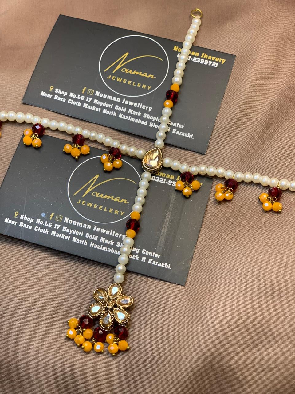 Kids Multicolor Kundan Sheesh Patti