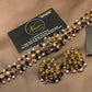 Purple & pink Kundan Pearl Choker Set