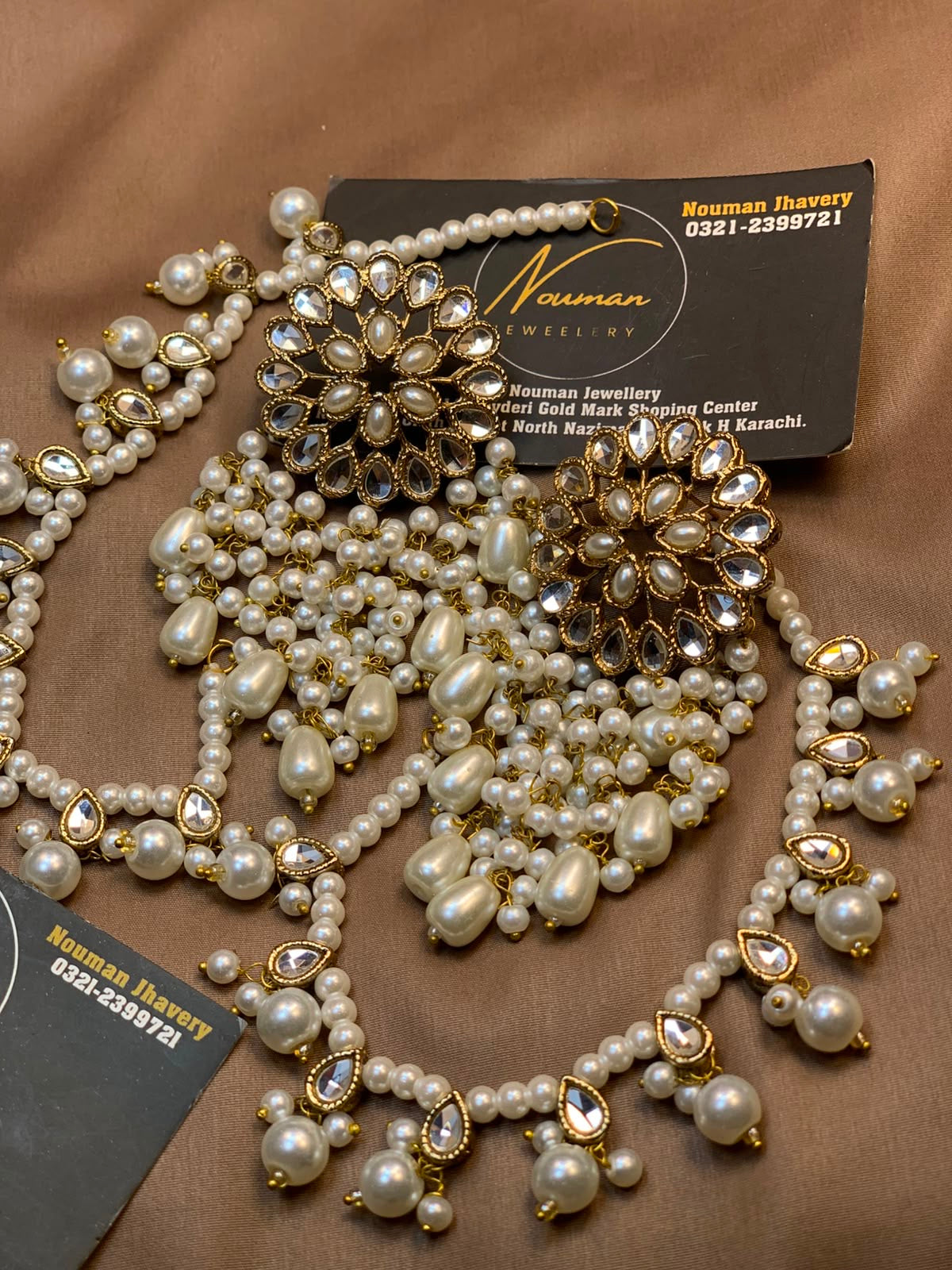 Handmade Kundan Earrings with Sahara