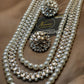 Kundan Silver Long Maala Set