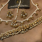 Kundun Pearl Kids Choker set with matha patti.