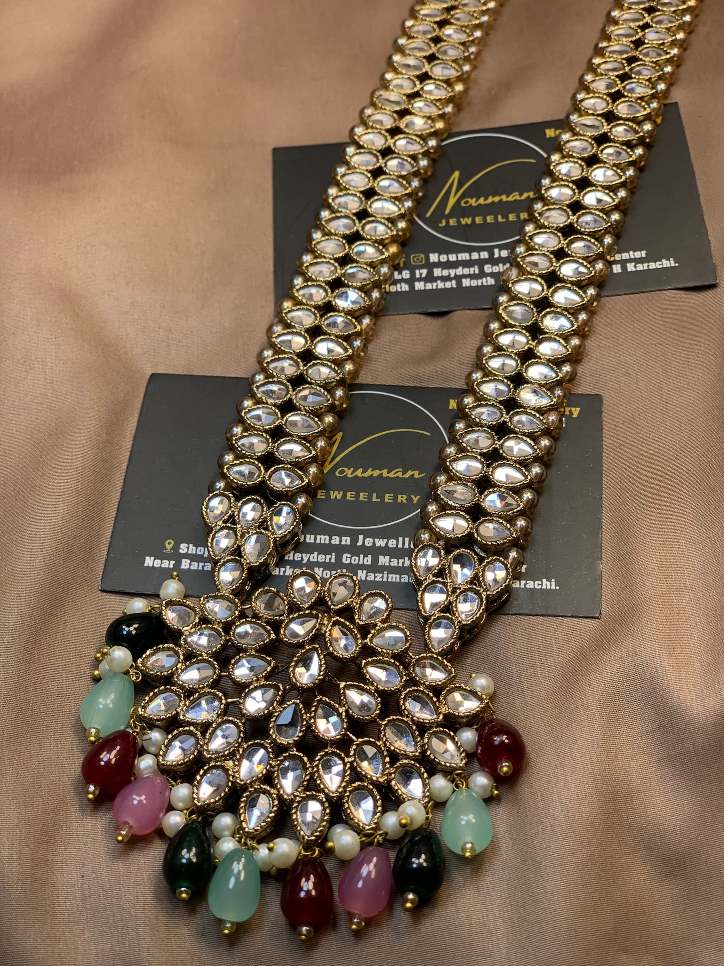 Kundan Multi-Beads Long Mala