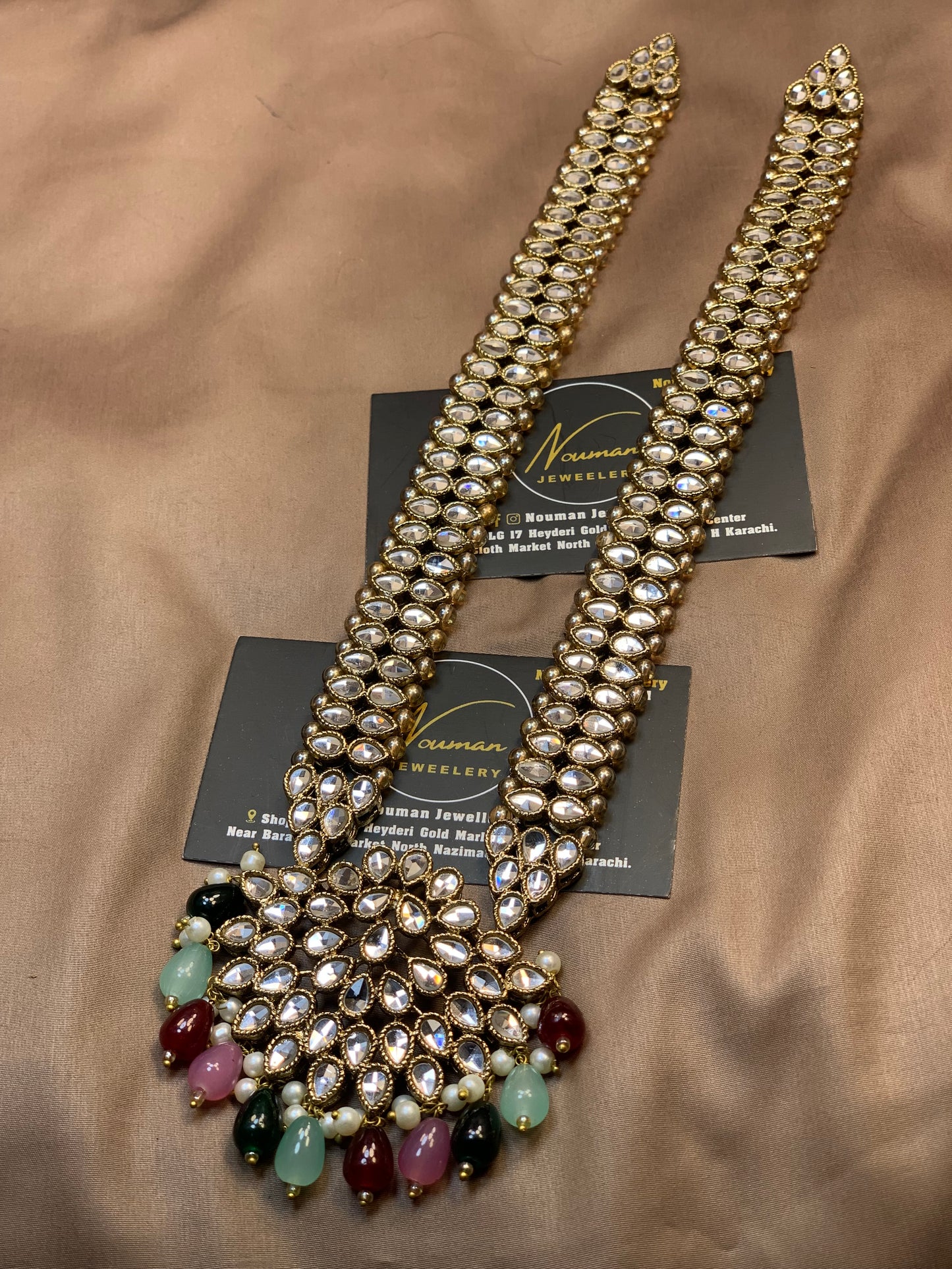 Kundan Multi-Beads Long Mala