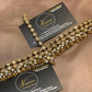 Antique Gold Champagne Pearl Sheesh Patti