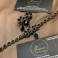 Royal black Floral Stone Jewellery Set
