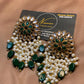 Handcrafted Kundan Pearl Tassel Earrings