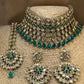Kundan Emerald Green Choker Set – Gold Look