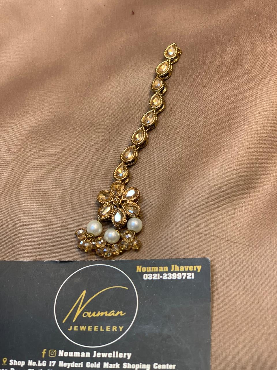 Elegant Kids Kundan Tikka