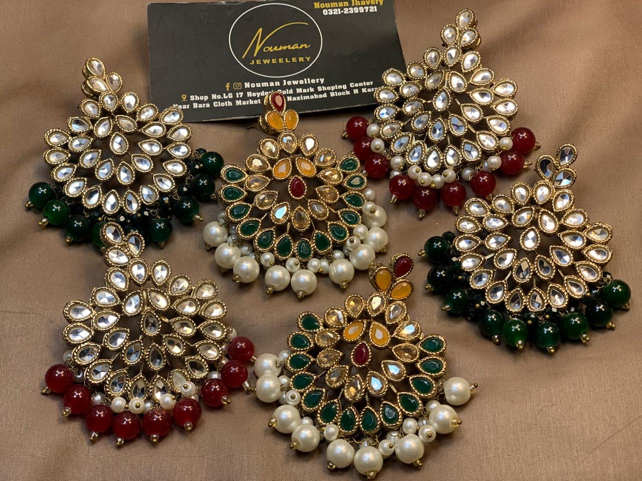 Elegant Kundan Statement Earrings