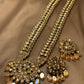 Champagne Kundan Statement Mala Set