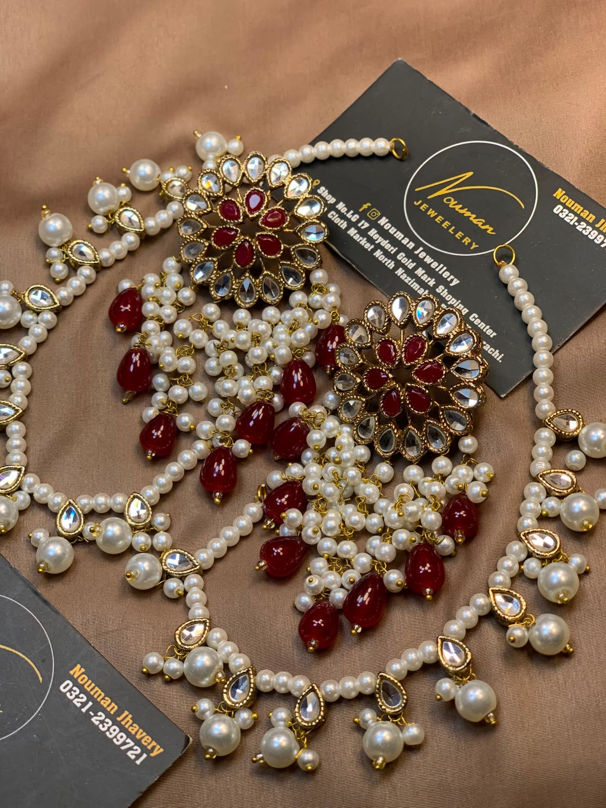Handmade Kundan Earrings with Sahara