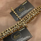 Antique Gold Champagne Pearl Sheesh Patti