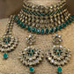 Kundan Emerald Green Choker Set – Gold Look