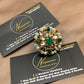 Exquisite Rings Kundun Emerald Green Rings.