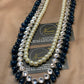 Exquisite Zinc Silver Long Mala Necklaces